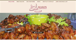 Desktop Screenshot of masoncatering.com